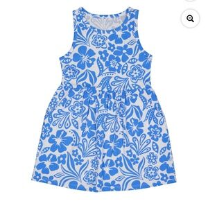 Wonder Nation Girls Vivid White Floral Dress Size XXL (18) NWT